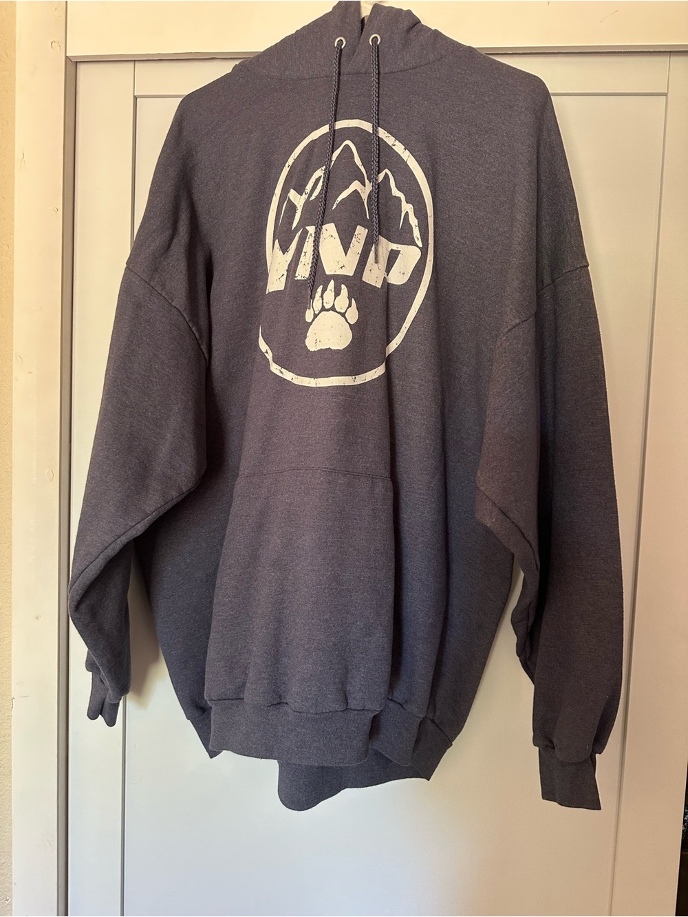 Yellowstone National Park (YNP) Men's Navy Hooded Sweatshirt
